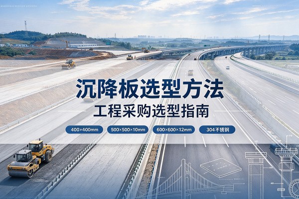 永定沉降板选择方法