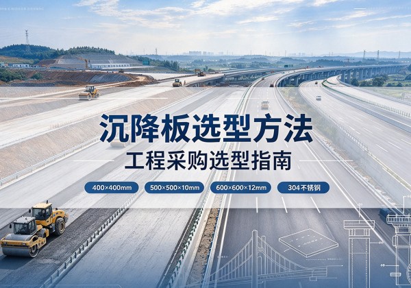 永定沉降板选择方法